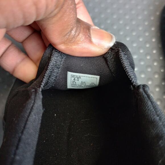 Vans Asher Kids Slip On Skate Shoes Black - Picture 5 of 6